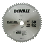 DISCO P/MADERA 12" 60 DTS DW03140 (DEWALT)
