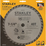 DISCO P/MADERA CORTE FINO 7 1/4 40 DTS STA7757 (STANLEY)